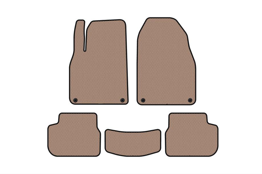 Saab 9-3 2002–2014 Gummimåtter Carsuit (Beige) Image