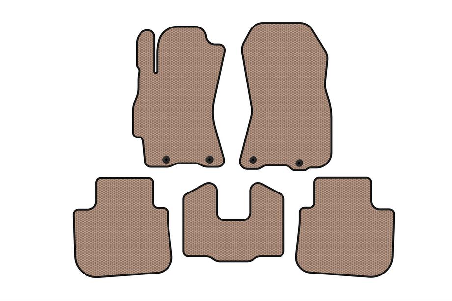 Subaru Outback 2009–2014 Gummimåtter Carsuit (Beige) Image