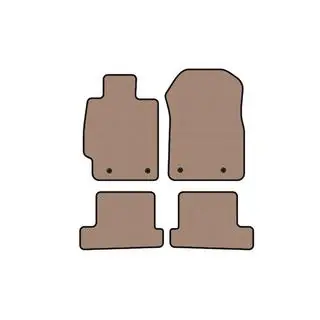Gummimåtter Carsuit (Coupé, beige) foto 1