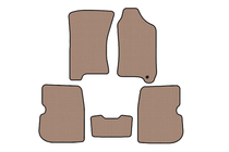 Subaru Forester 1997–2002 Gummimåtter Carsuit (højrestyret, beige) foto 1