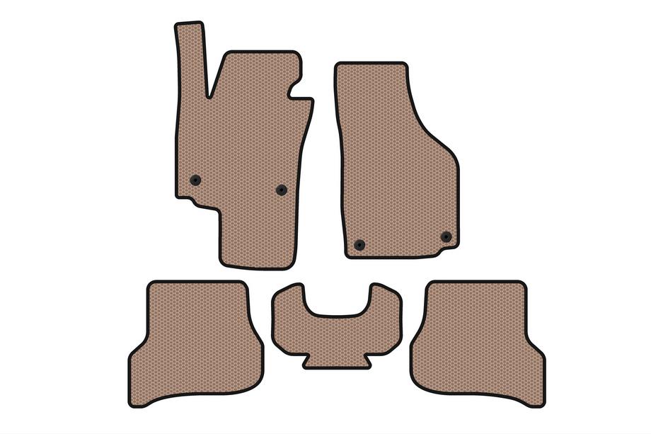 Seat Altea 2004–2015 Gummimåtter Carsuit (Beige) Image