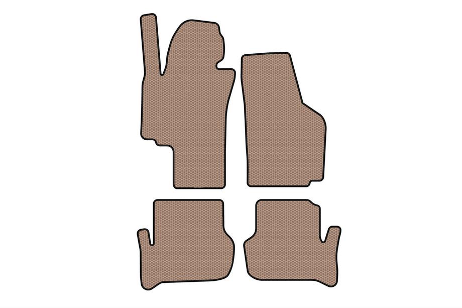 Seat Toledo 2005–2012 Gummimåtter Carsuit (Beige) Image