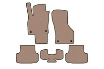 Seat Leon 2013–2020 Gummimåtter Carsuit (Beige) foto 1