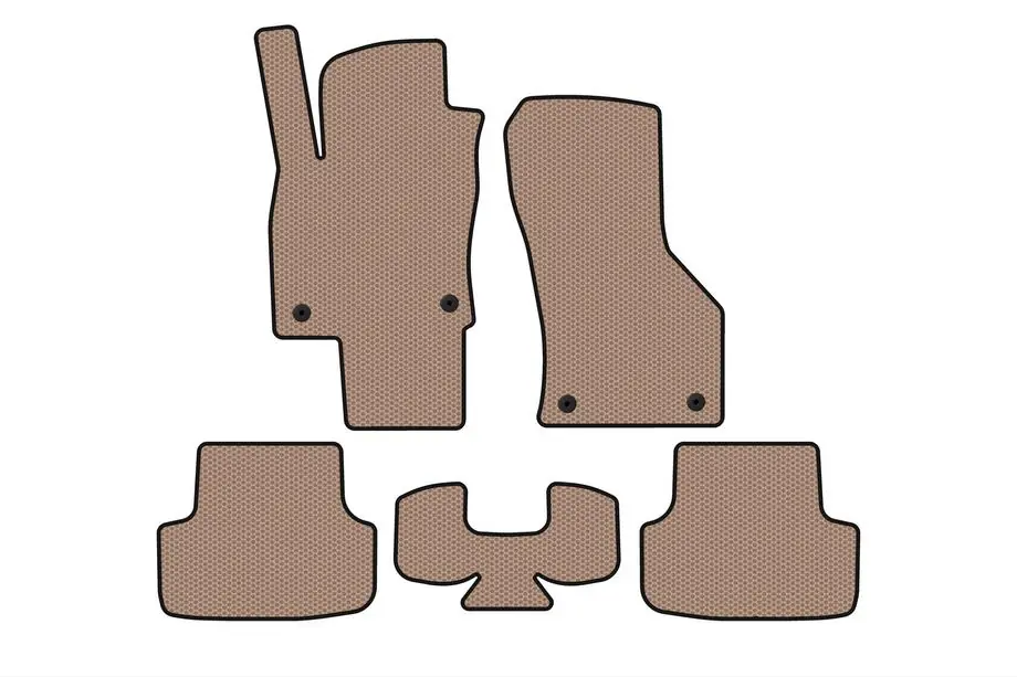 Seat Leon 2013–2020 Gummimåtter Carsuit (Beige) Image