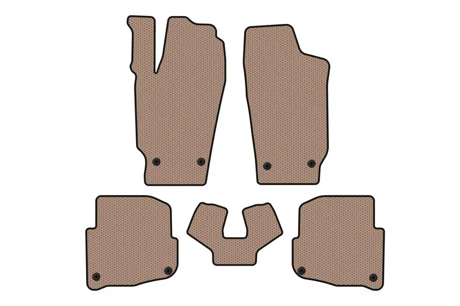 Skoda Fabia 2000–2007 Gummimåtter Carsuit (SD, beige) Image