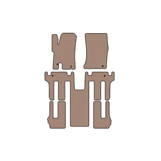 Gummimåtter Carsuit 2004-2008 (3 rækker, beige) Ssang Yong Rodius foto 1