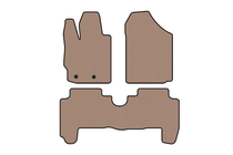 Toyota Yaris 2006–2011 Gummimåtter Carsuit (HB, 5-dørs, beige) foto 1