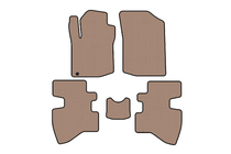Toyota Aygo 2007–2014 Gummimåtter Carsuit (2007-2009, HB, 3-dørs, beige) foto 1