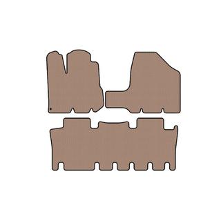 Gummimåtter Carsuit (2 rækker, beige) Toyota Sienna 2003–2009 foto 1