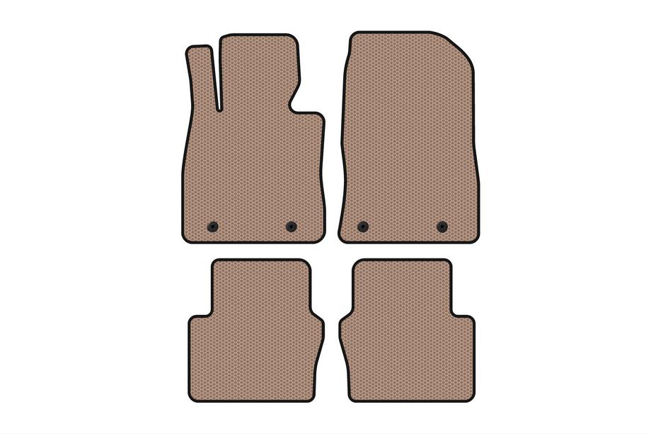 Toyota Yaris 2010–2020 Gummimåtter Carsuit (Електро, 2017-2020, SD, beige) Image