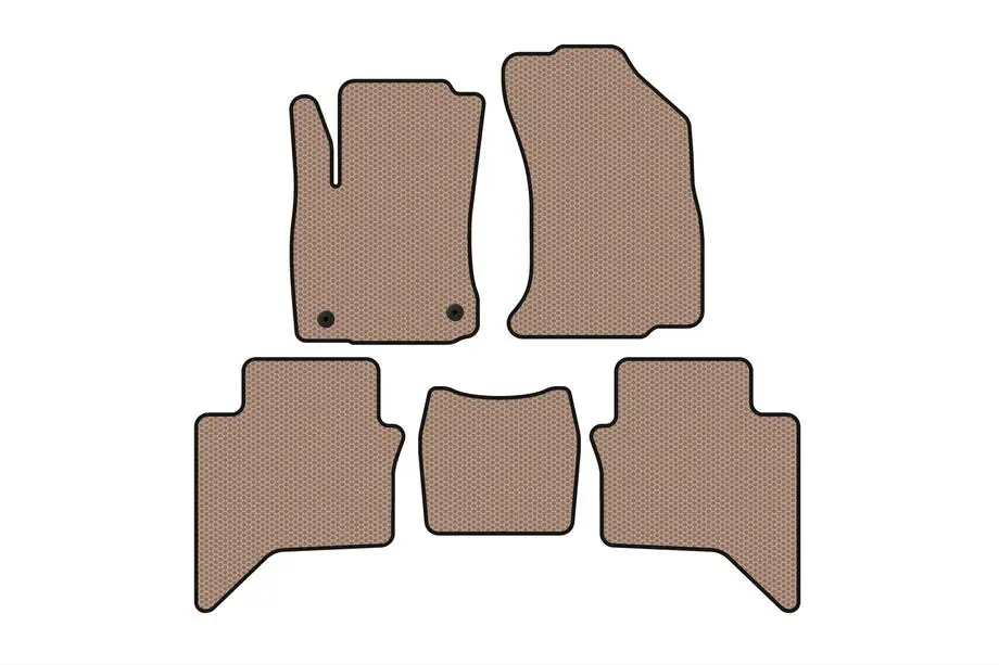 Toyota Hilux 2015– Gummimåtter Carsuit (Beige) Foto 1