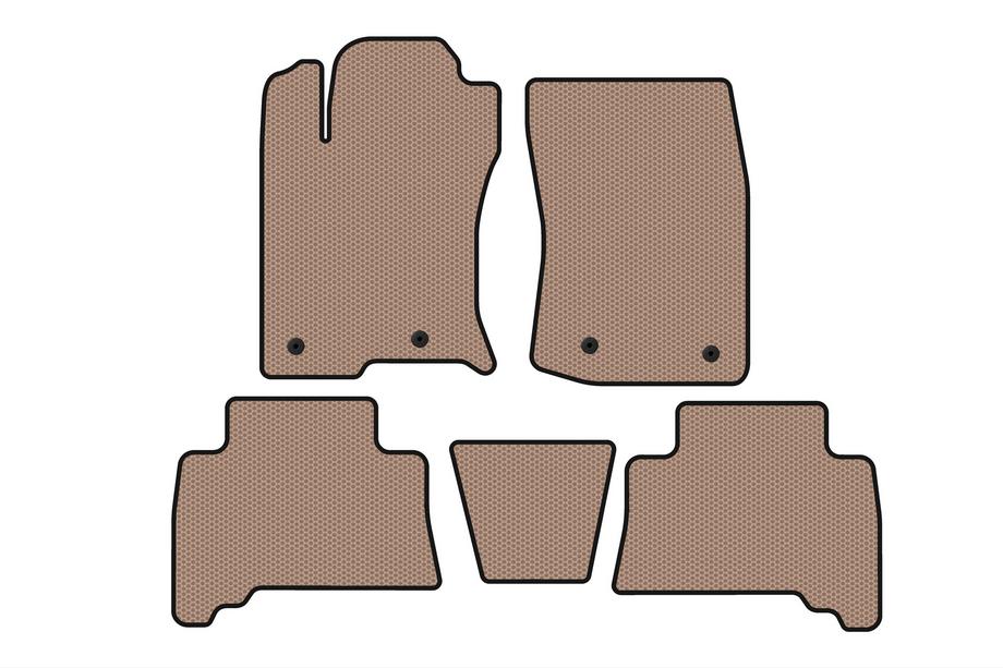 Toyota 4Runner 2009–2024 Gummimåtter til kabinen Carsuit (2009-2014, beige) Image