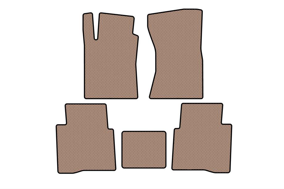 Toyota Fortuner 2006–2015 Gummimåtter Carsuit (Beige) Image