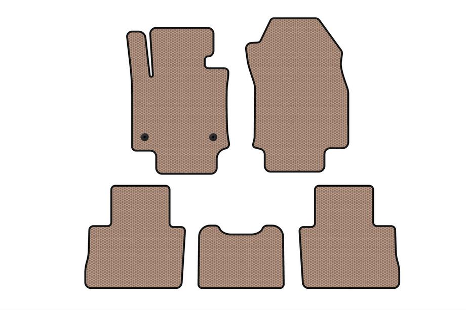 Toyota Rav 4 2019–2025 Gummimåtter Carsuit (Beige) Image