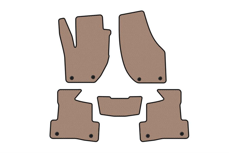 Volvo V40 2012– Gummimåtter Carsuit (2012-2016, HB, beige) Image