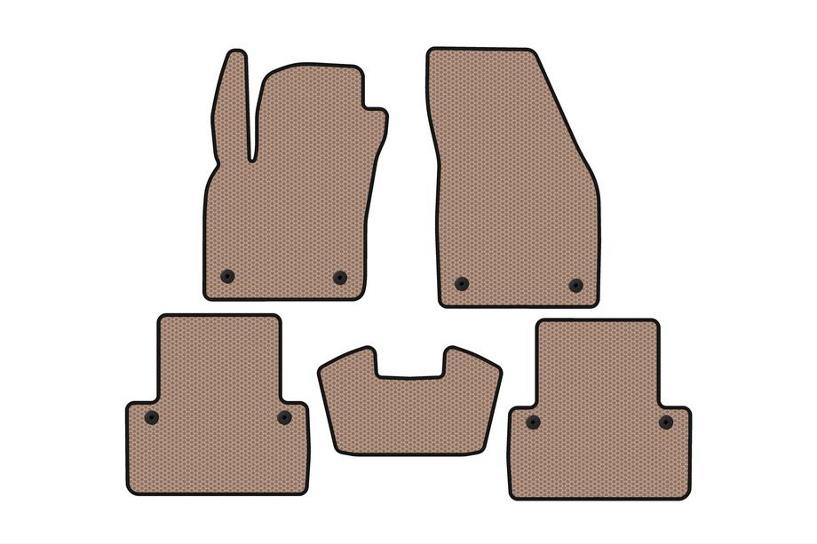 Volvo V50 2004–2012 Gummimåtter Carsuit (2007-2012, SW, beige) Image