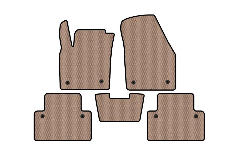 Volvo C30 2006–2012 Gummimåtter Carsuit (HB, 3-dørs, beige) Image