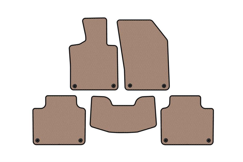 Volvo V90 1997–1998 Gummimåtter Carsuit (SW, beige) Image