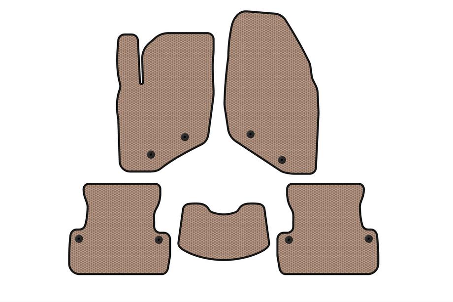 Volvo S60 2000–2009 Gummimåtter Carsuit (SD, beige) Image