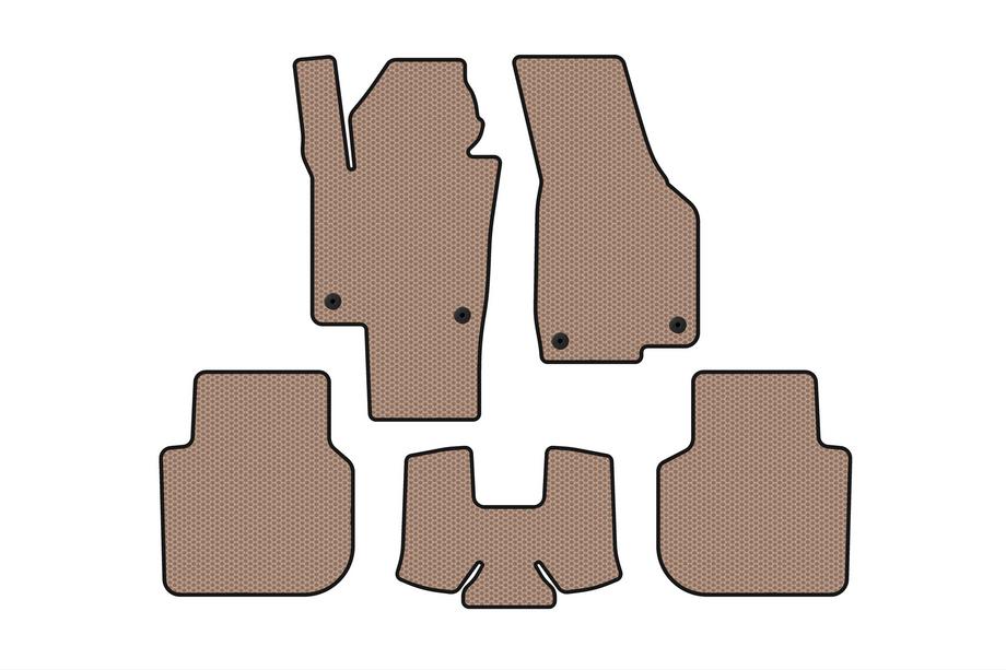 Volkswagen Passat B8 2015–2023 Gummimåtter Carsuit (2015-2019, SD, beige) Image