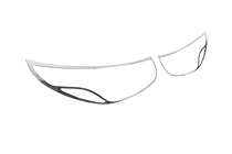 Hyundai IX-35 2010–2015 Krom forlygtelister (2013-2015, 2 stk., plast) foto 8
