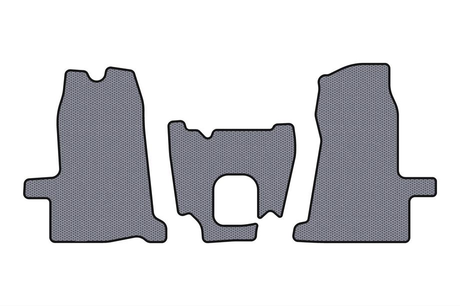 Ford Transit 2000–2014 Gummimåtter Carsuit (2000-2006, 1+1, manuel gearkasse, grå) Image