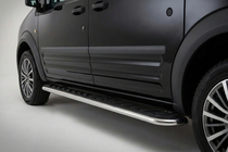 Ford Connect 2006–2009 Maydos V1 sidetrin (2 stk., aluminium ↗ rustfrit stål) foto 1