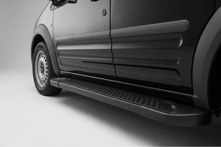 Ford Connect 2010–2013 Sidetrin Allmond Black (2 stk., aluminium) Maxi hjulbase Image