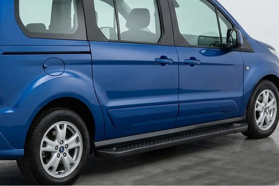 Ford Connect 2014–2021 Sidetrin Allmond Black (2 stk., aluminium) Image