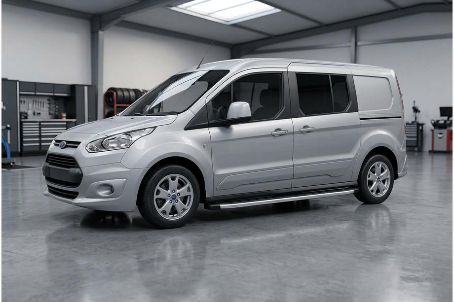 Ford Connect 2014–2021 Fullmond sidetrin (2 stk., aluminium) Image