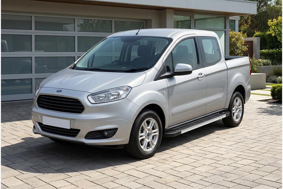 Ford Courier 2014–2023 RedLine V1 sidetrin (2 stk., aluminium) Image