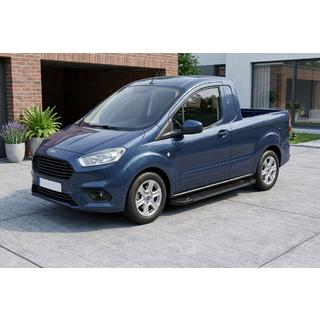 Sidetrin RedLine Black (2 stk., aluminium) Ford Courier 2014–2023 foto 1