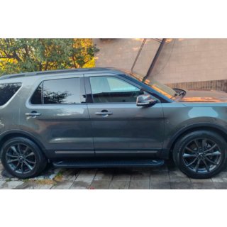 Sidetrin Allmond Black (2 stk., aluminium) foto 4