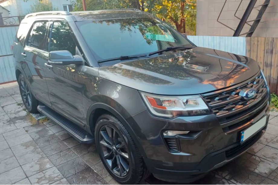 Ford Explorer 2011–2019 Sidetrin Allmond Black (2 stk., aluminium) Image