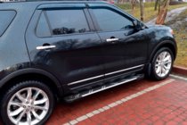Ford Explorer 2011–2019 Sunrise sidetrin (2 stk., aluminium) foto 2