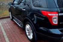 Ford Explorer 2011–2019 Sunrise sidetrin (2 stk., aluminium) foto 3