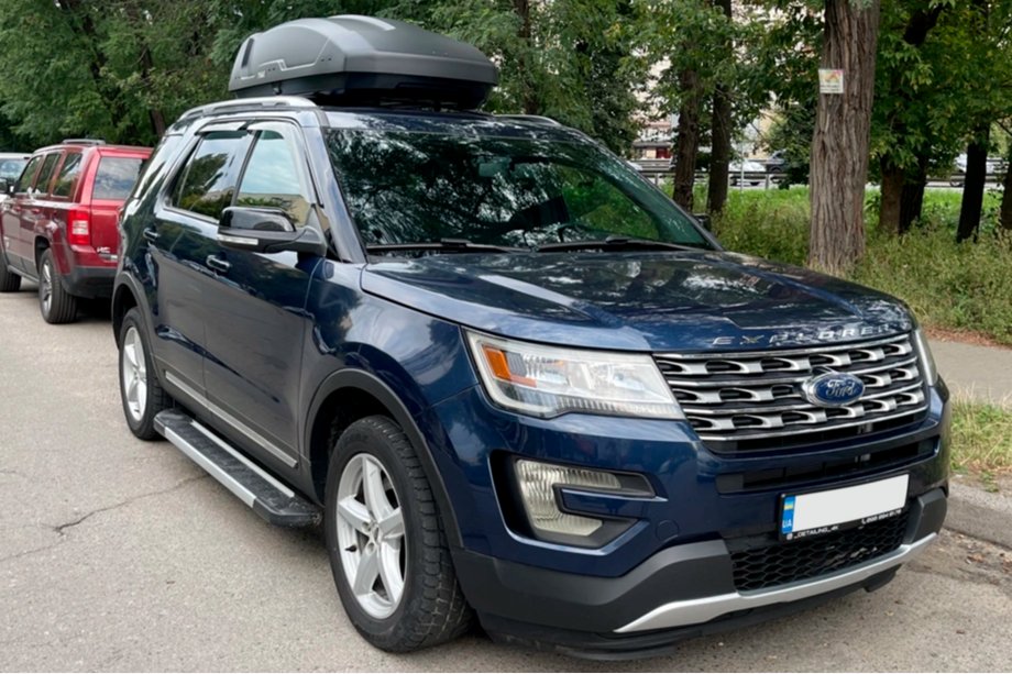 Ford Explorer 2011–2019 RedLine V1 sidestrin (2 stk., aluminium) Image