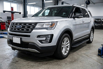 Ford Explorer 2011–2019 Sidetrin Bosphorus Black (2 stk., aluminium) foto 1