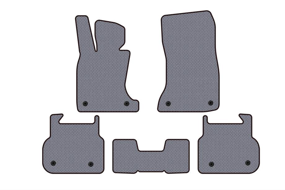 BMW 7-serie F01/F02 2008–2015 Gummimåtter Carsuit (til F01, grå) Image