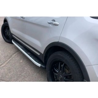 Fullmond sidetrin (2 stk., aluminium) foto 2
