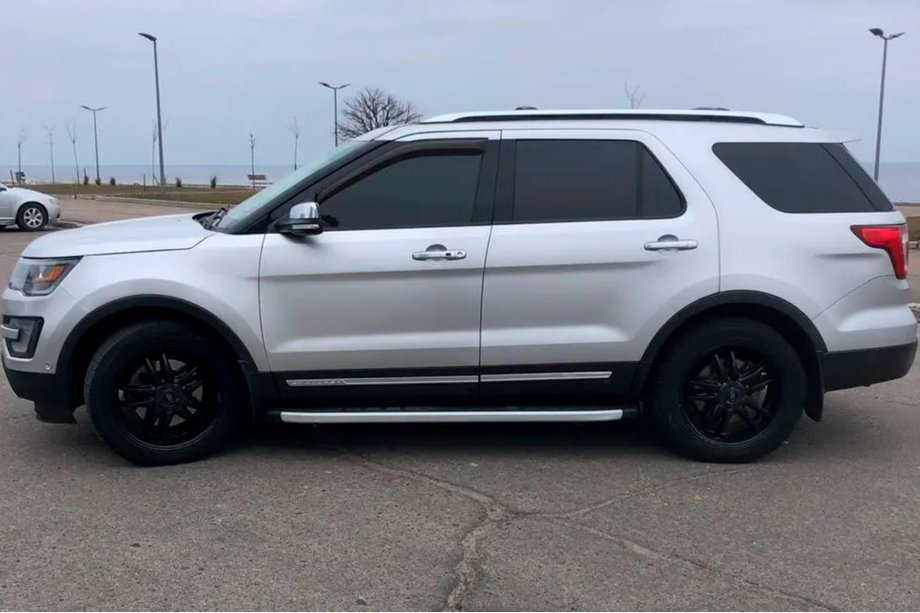 Ford Explorer 2011–2019 Fullmond sidetrin (2 stk., aluminium) Foto 5