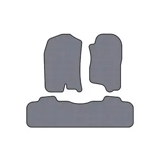 Gummimåtter Carsuit (2 rækker, 2007-2014, grå)