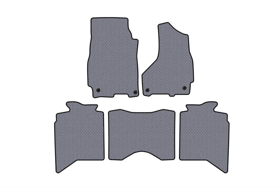 Dodge RAM (DS/DJ/D2) 2009–2024 Gummimåtter Carsuit (2013+, 5-sæders, grå) Image
