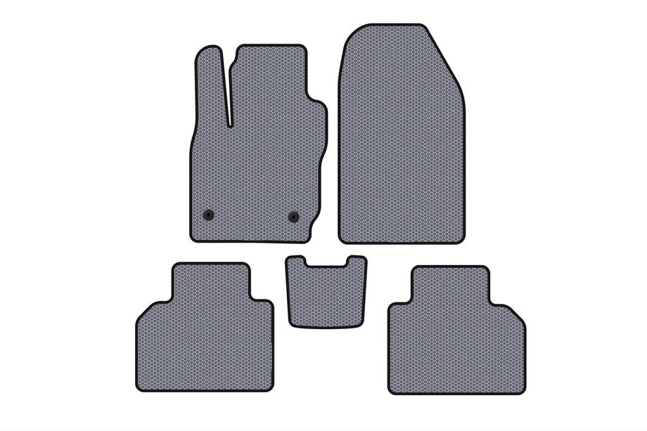 Ford Courier 2014–2023 Gummimåtter Carsuit (Grå) Image