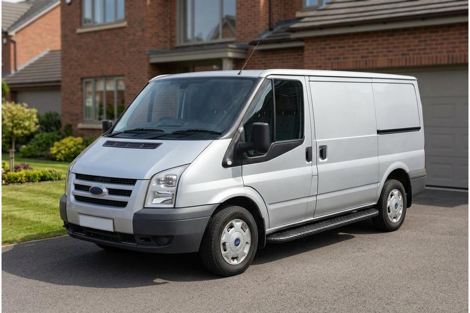 Ford Transit 2000–2014 Sidetrin Bosphorus Black (2 stk., aluminium) Image