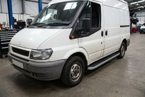 Ford Transit 2000–2014 Sidetrin Tayga Grey (2 stk., aluminium) foto 1