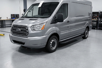 Ford Transit 2014– Sidetrin Bosphorus Black (2 stk., aluminium) foto 1