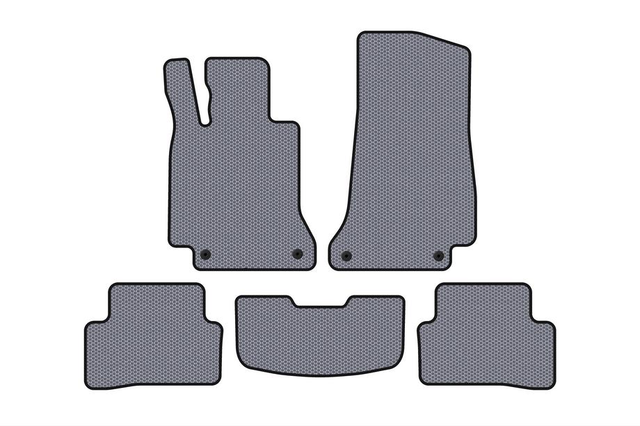 Mercedes C-klasse W205 2014–2021 Carsuit gummimåtter (SD, grå) Image