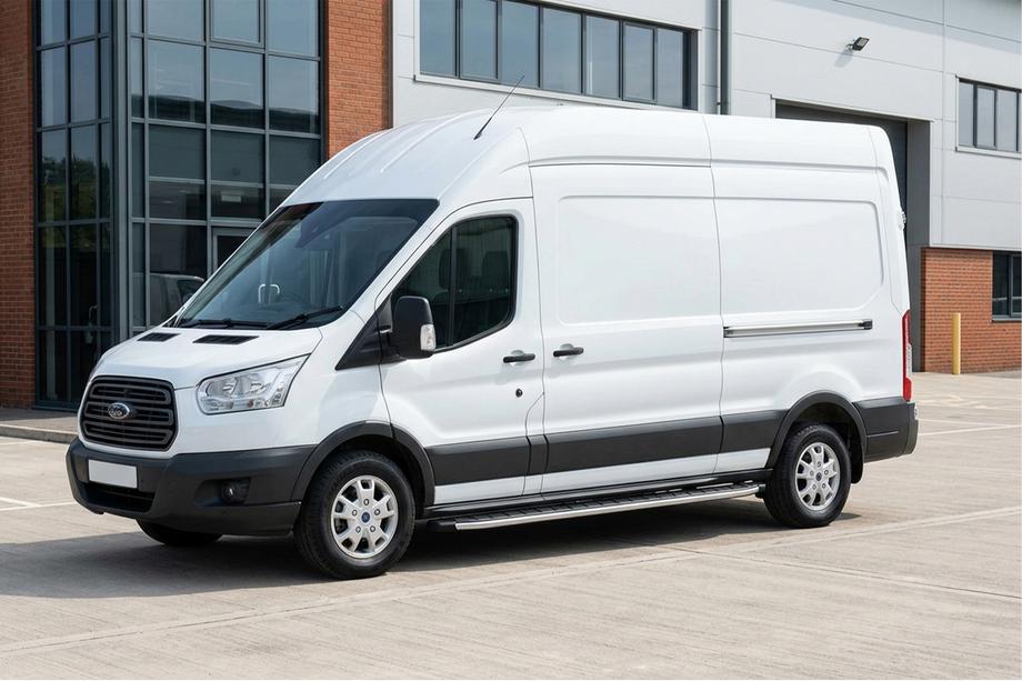 Ford Transit 2014– Fullmond sidetrin (2 stk., aluminium) Image