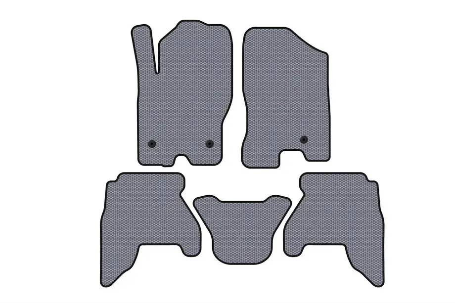 Nissan Pathfinder R51 2005–2014 Gummimåtter Carsuit V1 (2 rækker, grå, 2010-2014) Image
